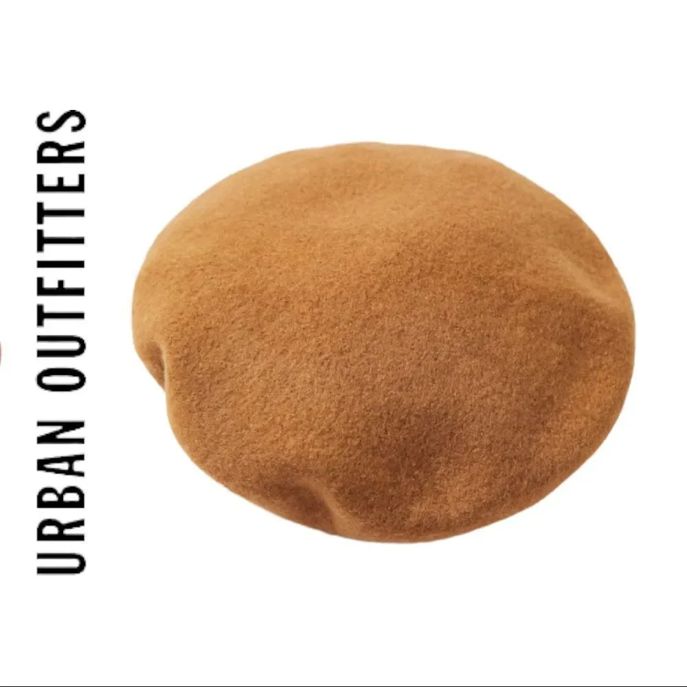 NEW Urban Outfitters UO Jolie Felt Brown Cap Hat Beret